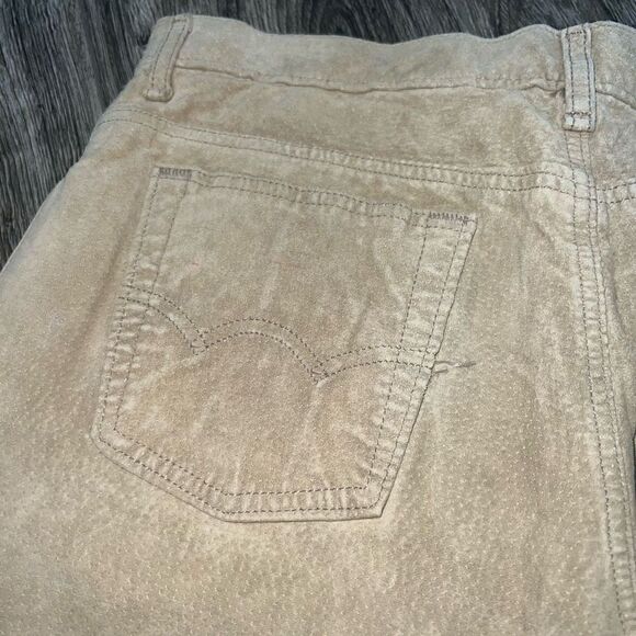 Skotts Tan Suede Leather Pants Size 14/26 - Picture 7 of 13